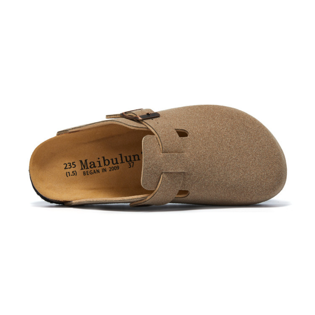 Pucon Suede Clog - Sand | Iron & Oak