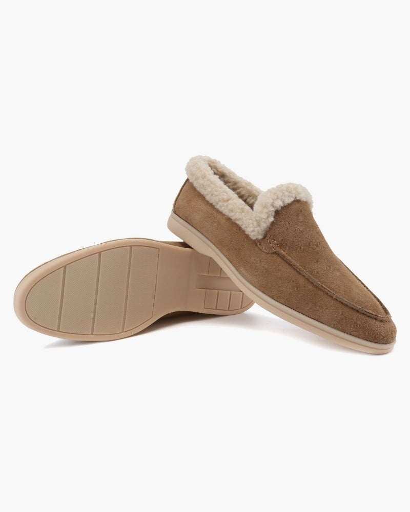 Fur-Lined Premium Loafers - Iron & Oak