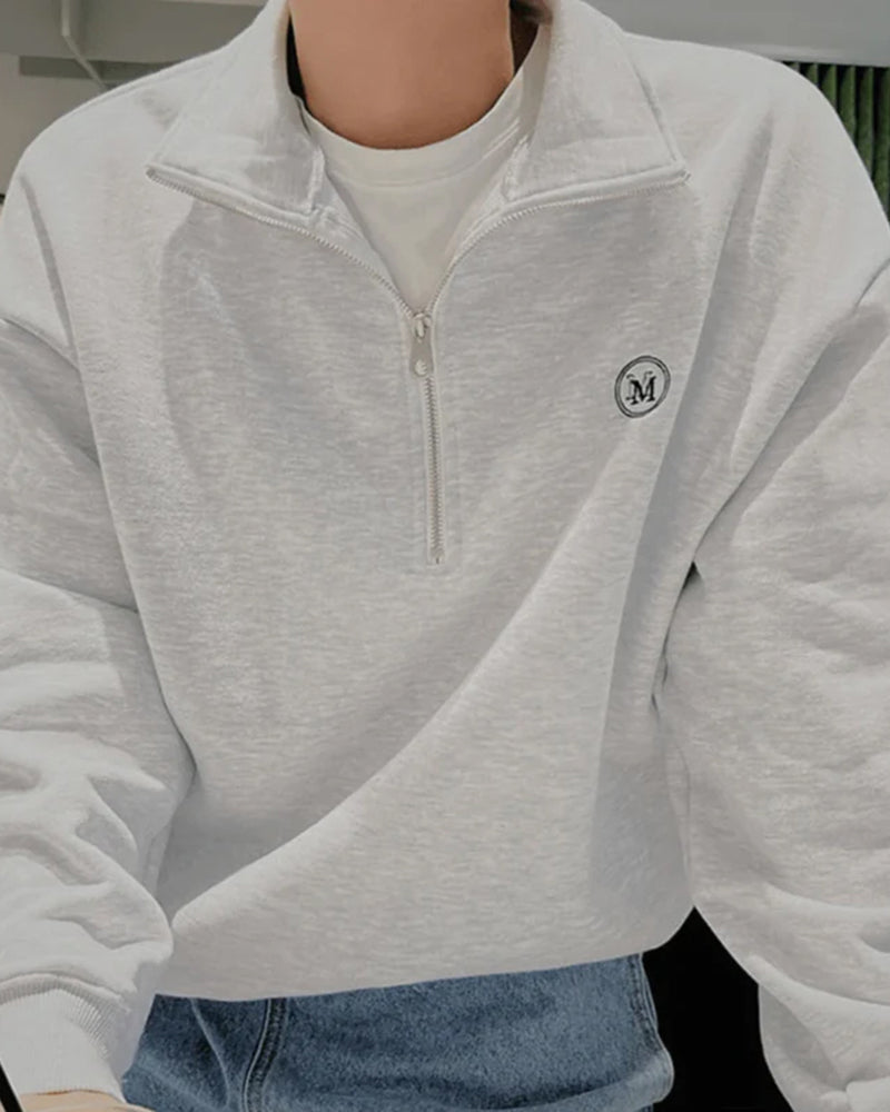 Miami Cotton Zip Up - Iron & Oak