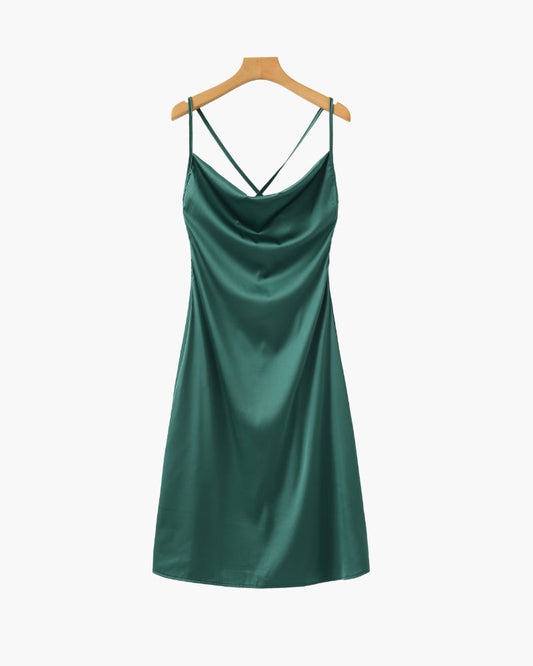 Silk Slip Dress - Iron & Oak