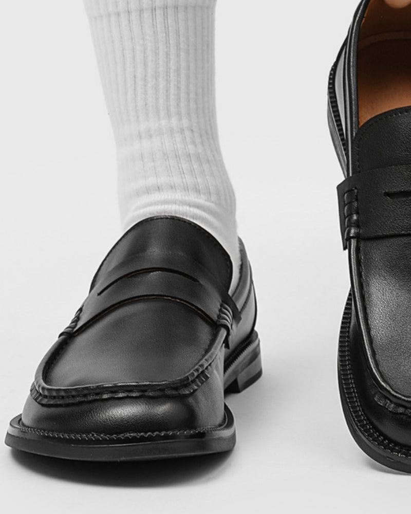 Premium Formal Penny Loafers - Iron & Oak