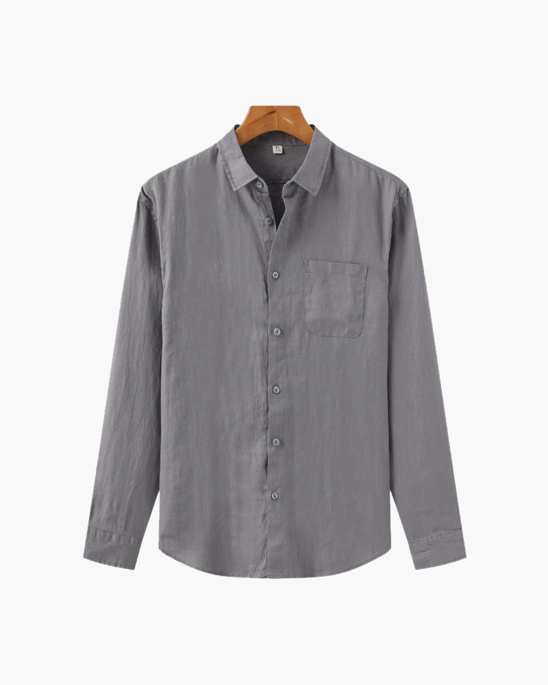 Cape Town - 100% Linen Shirt - Iron & Oak