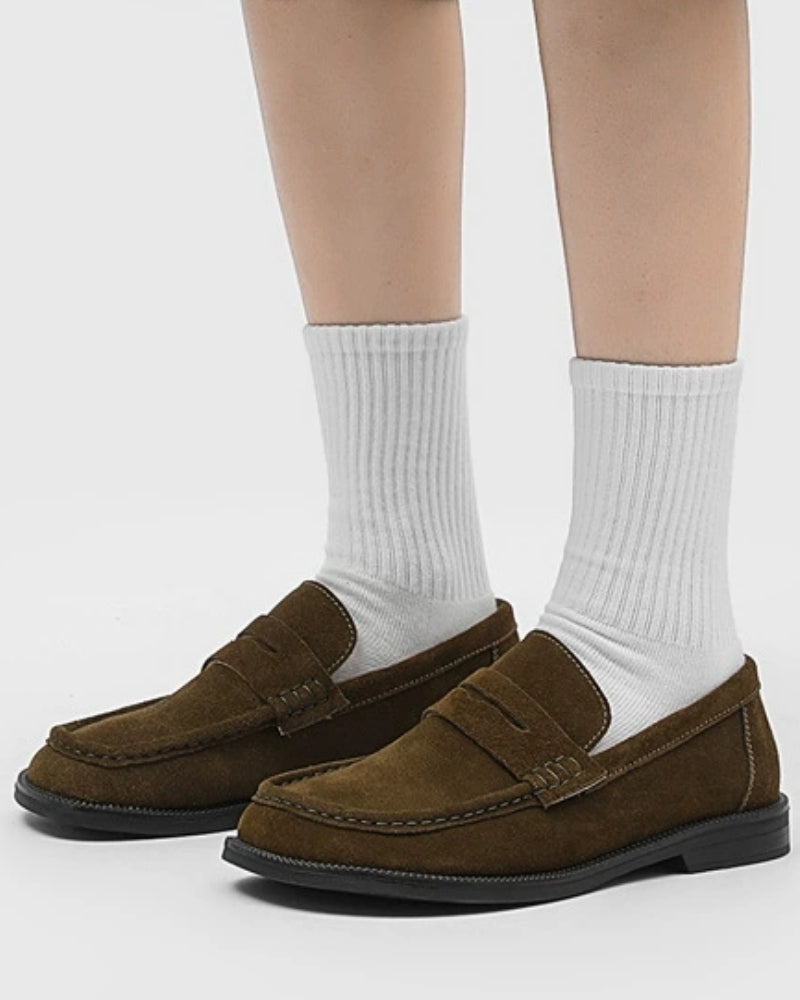 Premium Formal Penny Loafers - Iron & Oak