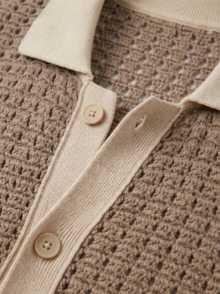 Structured Panel Resort Shirt - Iron & Oak