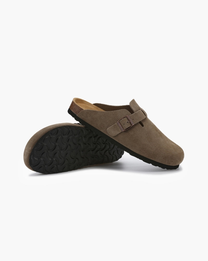Suede Clogs - Iron & Oak