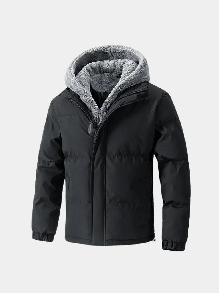 Summit Puffer Jacket - Iron & Oak