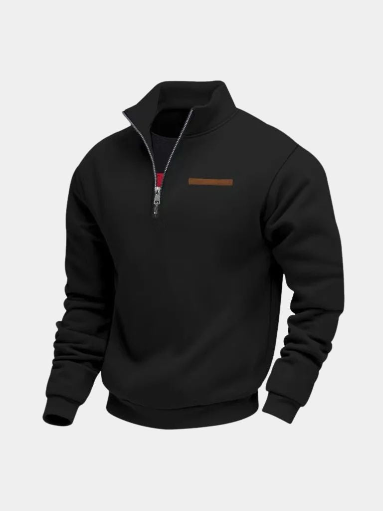 Slate Urban High Collar Pullover - Iron & Oak
