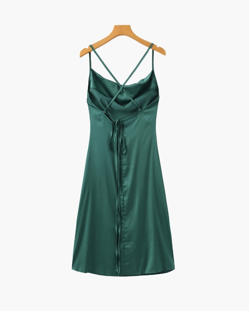 Silk Slip Dress - Iron & Oak