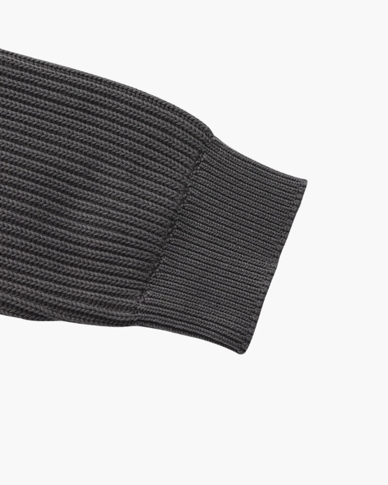 Rib Knit Crewneck - Iron & Oak