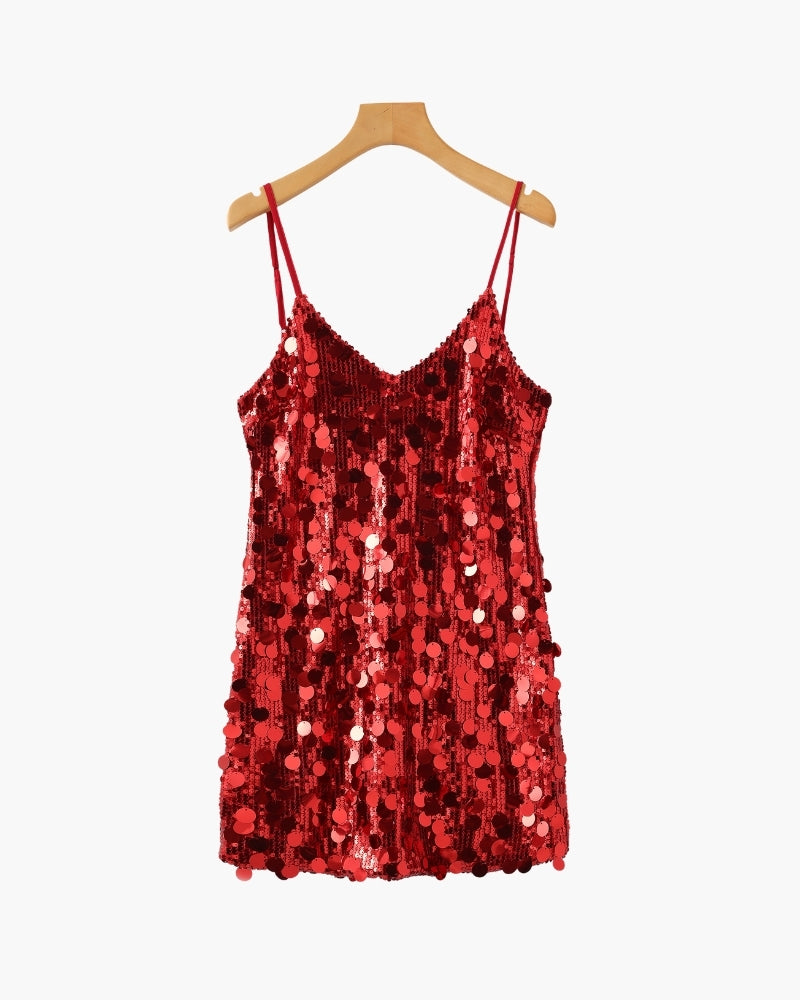 Sequin Party Mini Dress - Iron & Oak