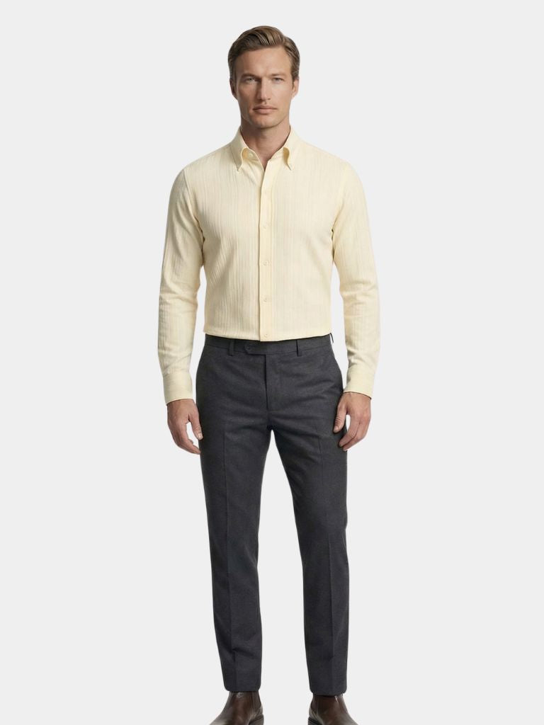 Striped Button Down Seersucker Shirt - Iron & Oak