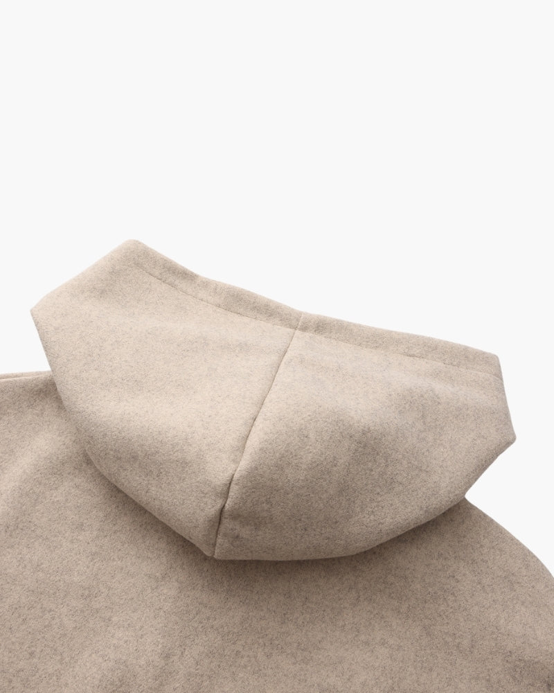 Marlow Wool Zip Coat - Iron & Oak
