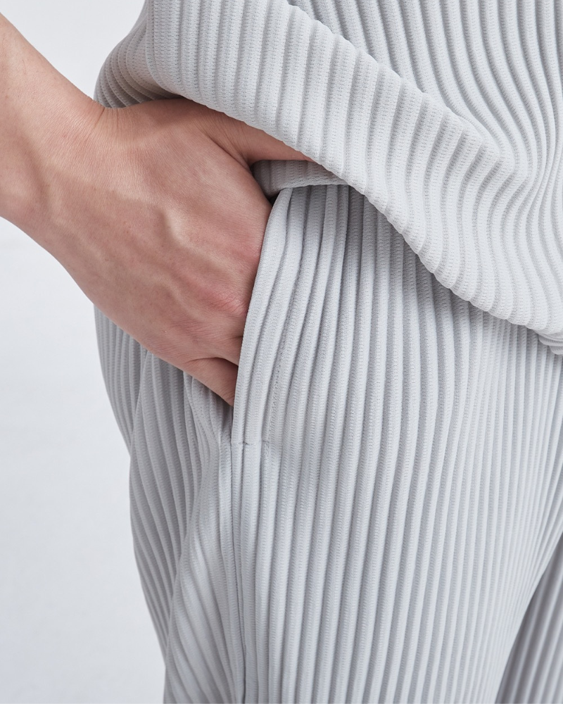 Ribbed Cotton Pantalon - Iron & Oak