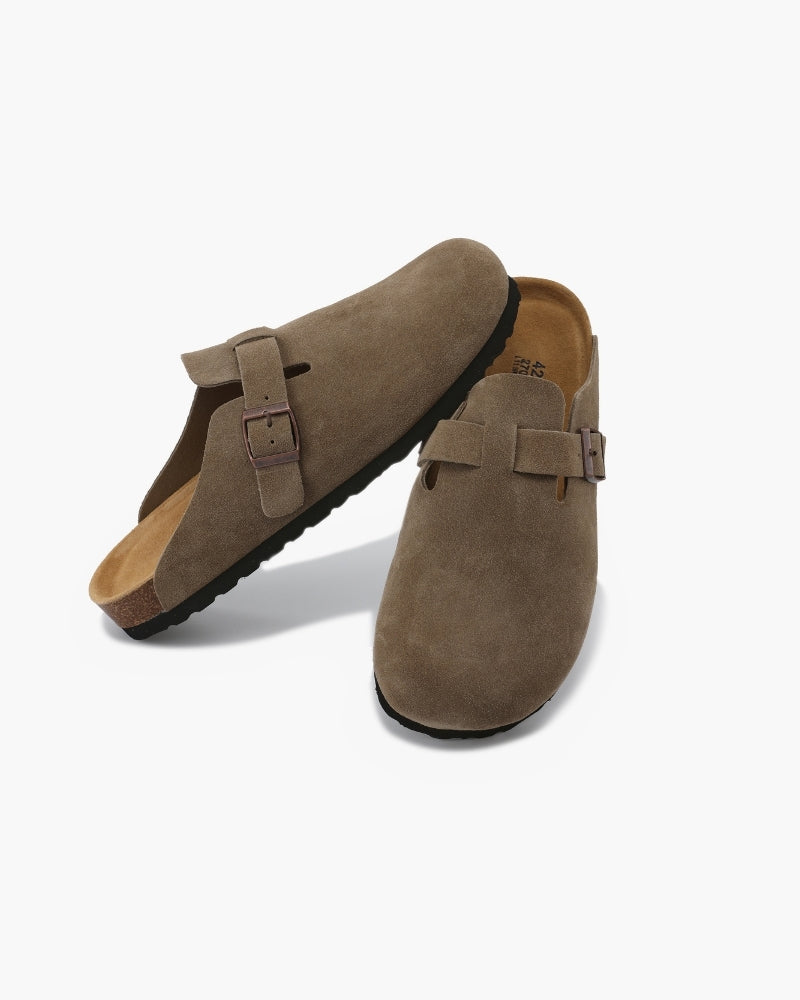 Suede Clogs - Iron & Oak