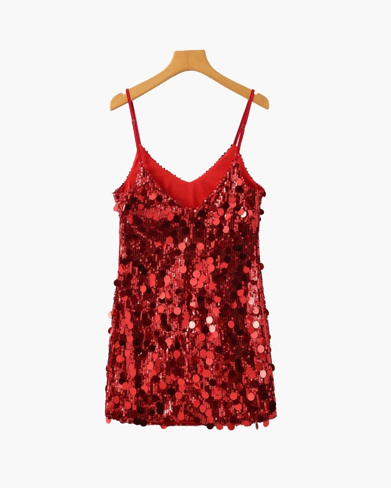 Sequin Party Mini Dress - Iron & Oak