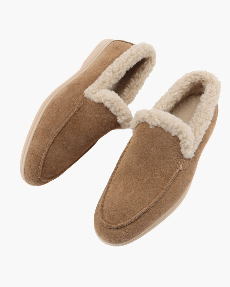 Fur-Lined Premium Loafers - Iron & Oak