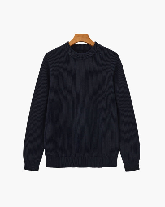 Rib Knit Crewneck - Iron & Oak