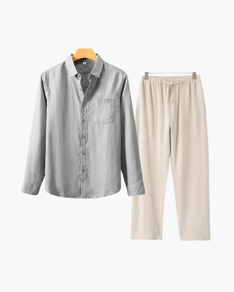 Linen Combo (Longsleeve) - Iron & Oak
