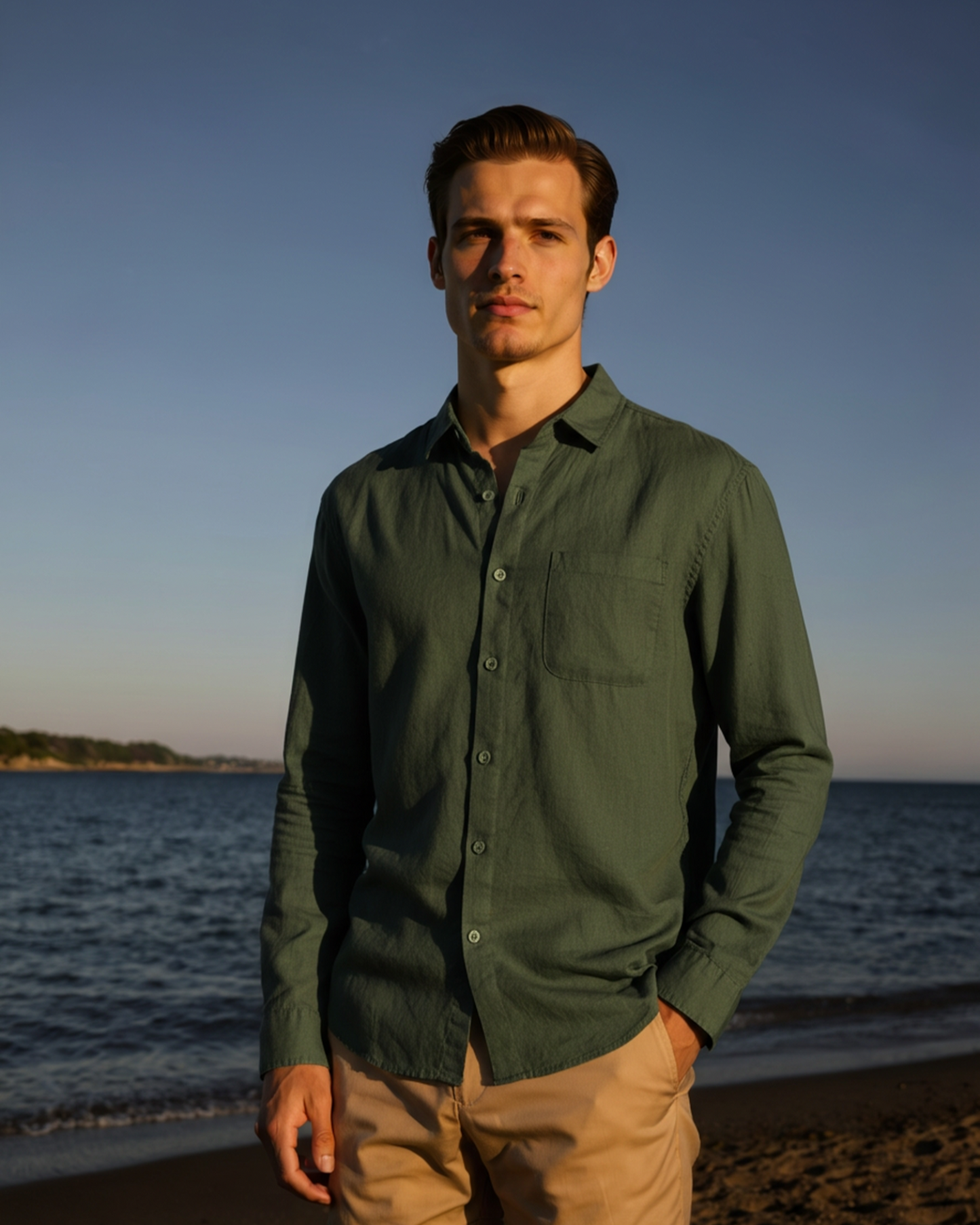 Cape Town - 100% Linen Shirt - Iron & Oak