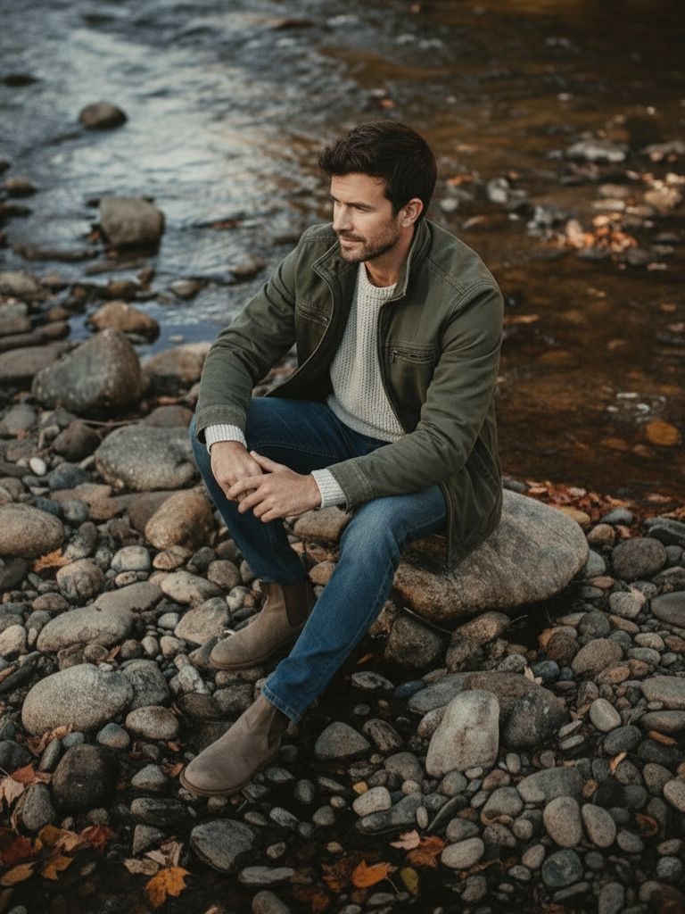 Valmont Vintage Olive Field Jacket - Iron & Oak