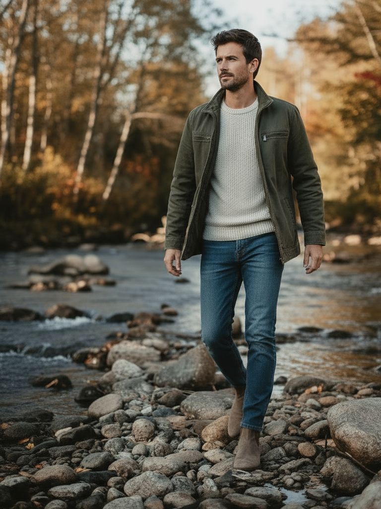 Valmont Vintage Olive Field Jacket - Iron & Oak