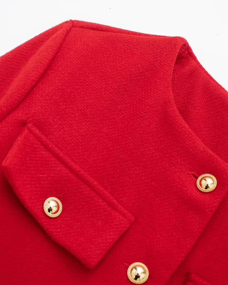 Savile Crop Blazer - Iron & Oak