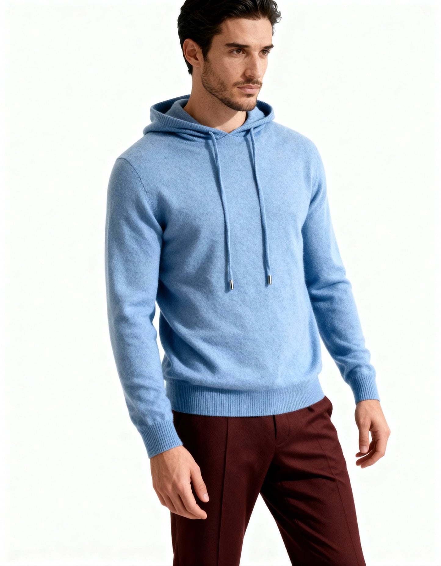 100% Cashmere Hoodie - Iron & Oak