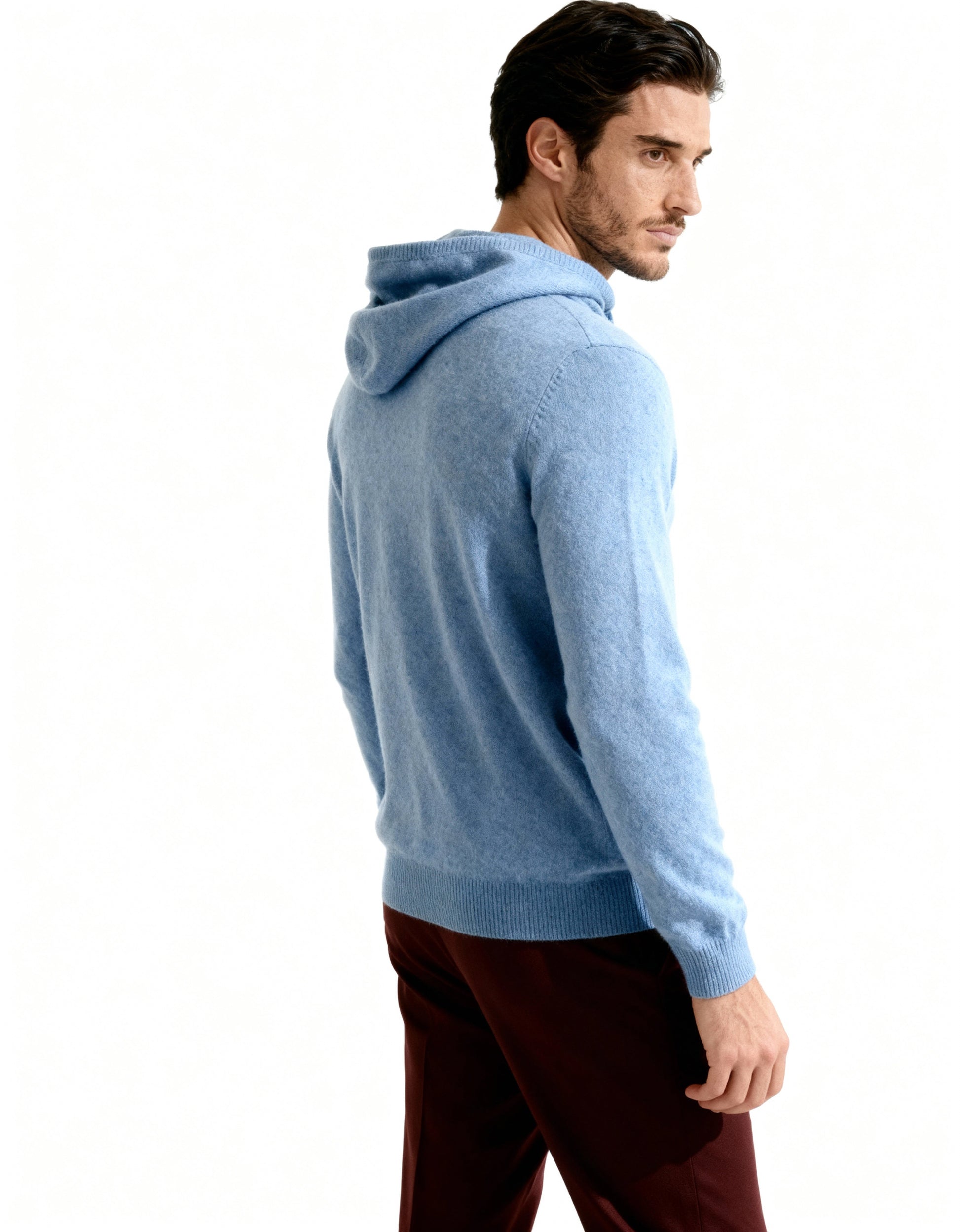 100% Cashmere Hoodie - Iron & Oak