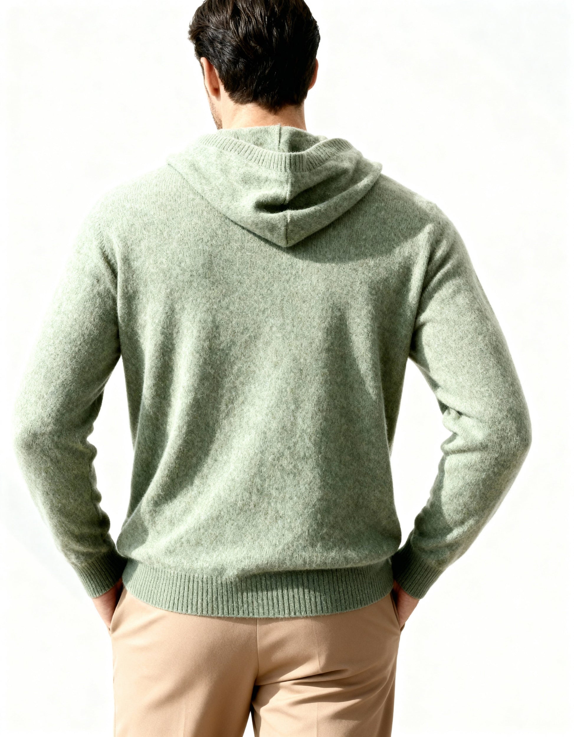 100% Cashmere Hoodie - Iron & Oak