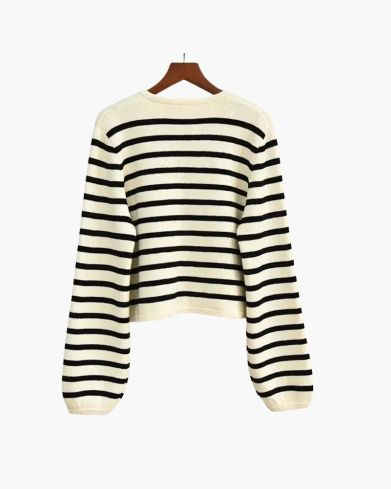 Premium Striped Wool Vest - Iron & Oak