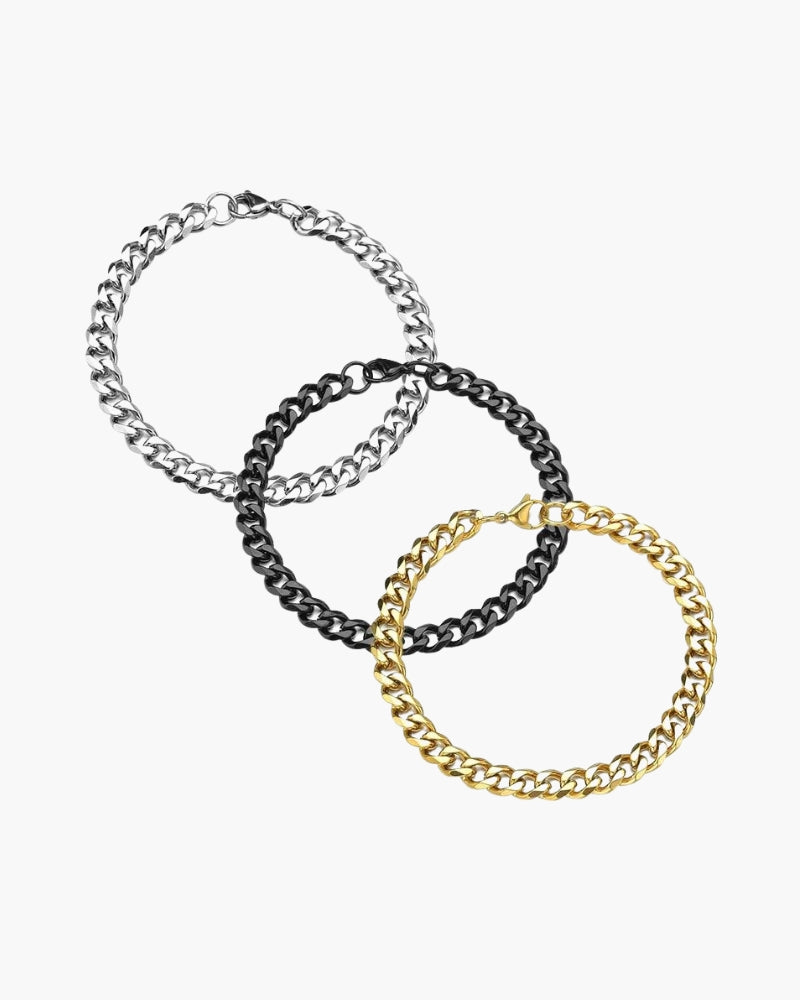 Chained Bracelet - Iron & Oak