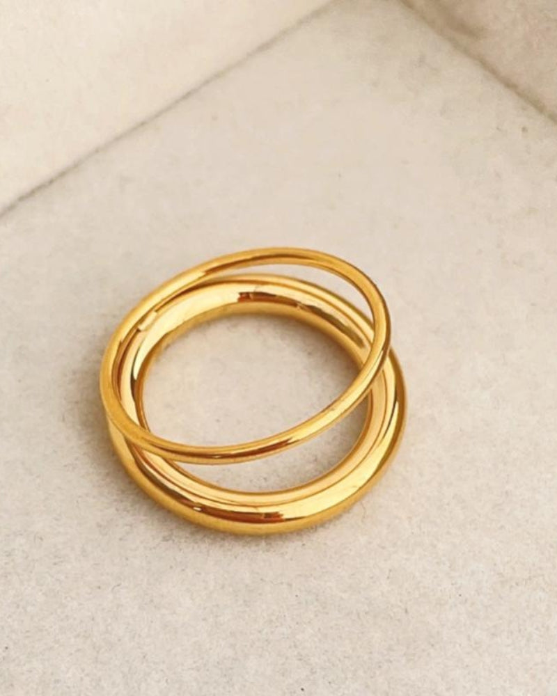 Infinity Band Ring - Iron & Oak