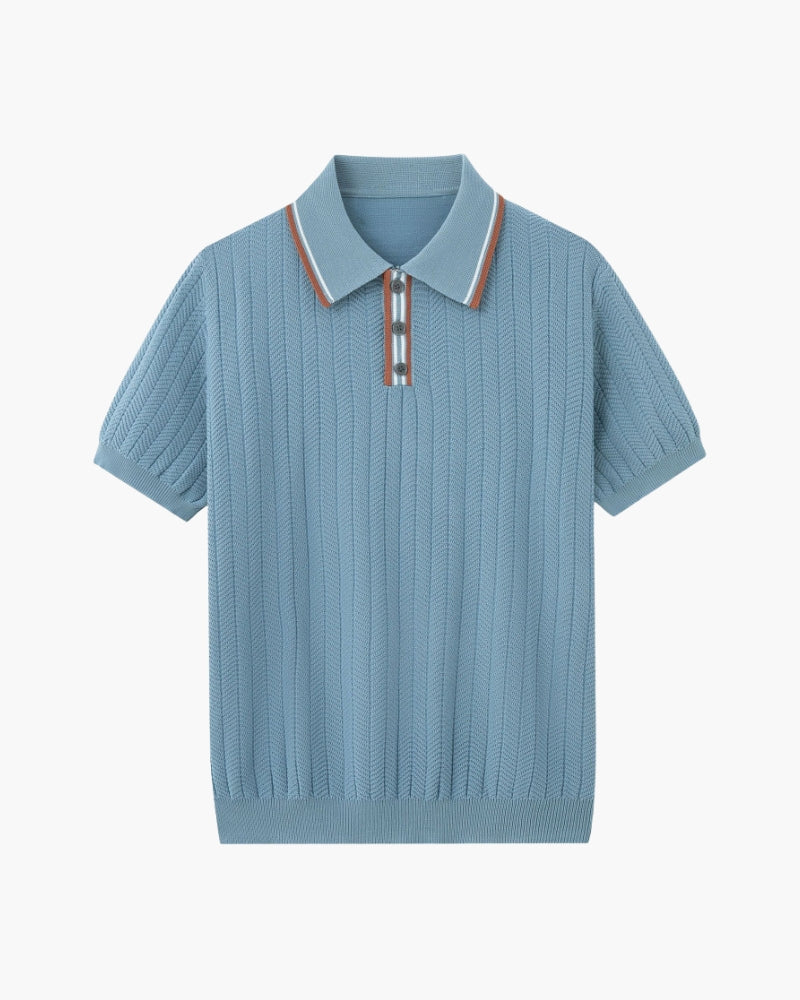 Ashford Knit Polo - Iron & Oak