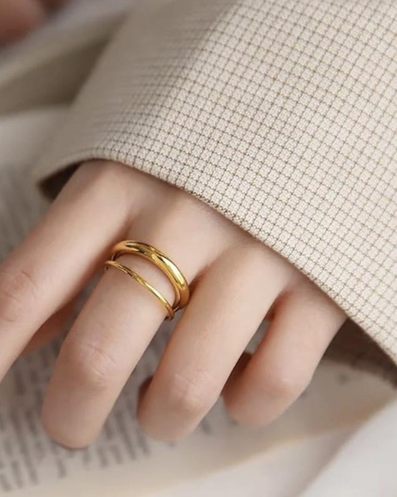 Infinity Band Ring - Iron & Oak