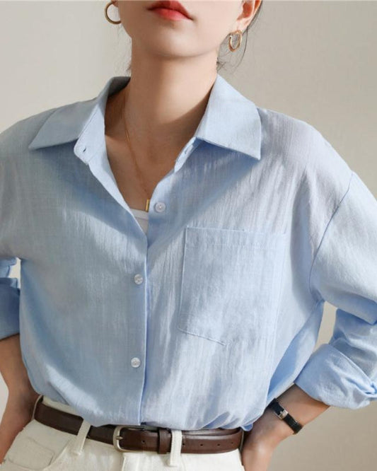 Estate Lady Linen Shirt - Iron & Oak