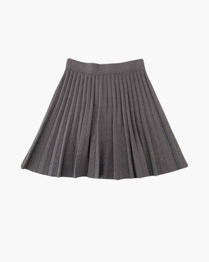 Oxford Pleated Wool Mini - Iron & Oak