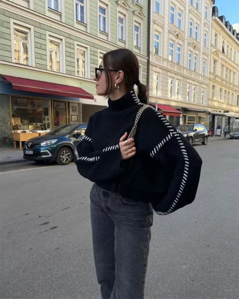 The Lila Stitch Sweater - Iron & Oak