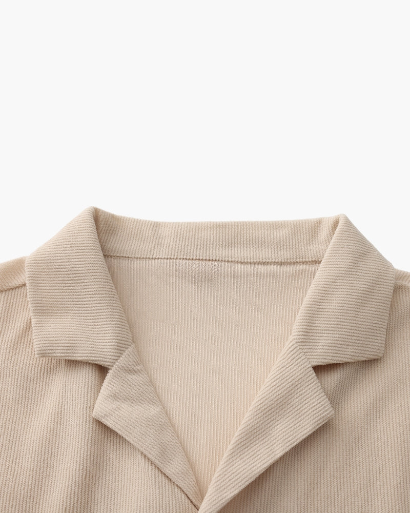 The Riviera Velvet Cord Set - Iron & Oak