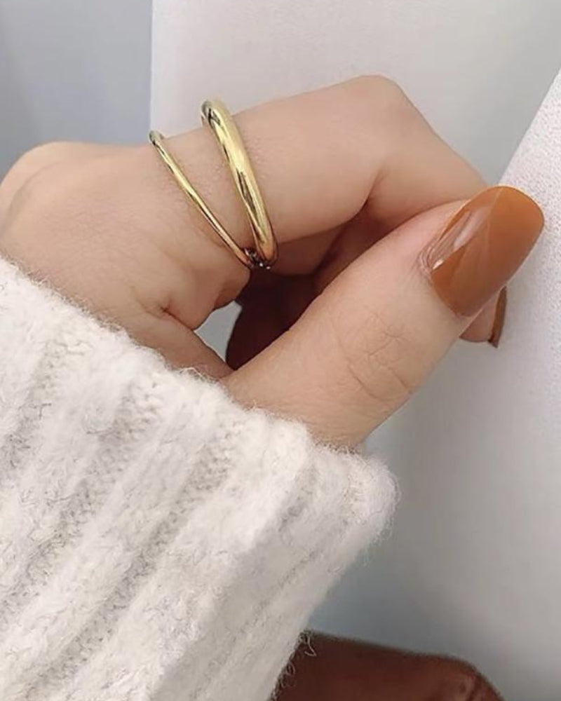Infinity Band Ring - Iron & Oak