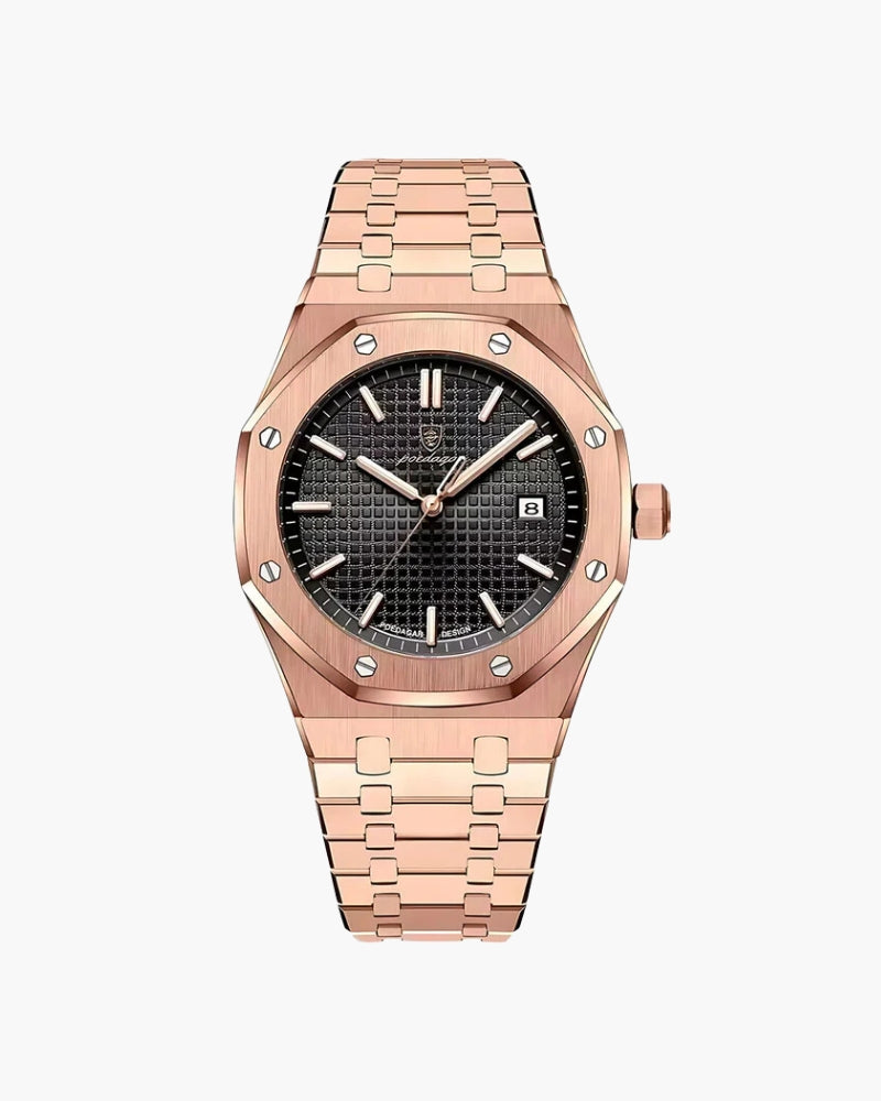 Santorini Elite Watch - Iron & Oak