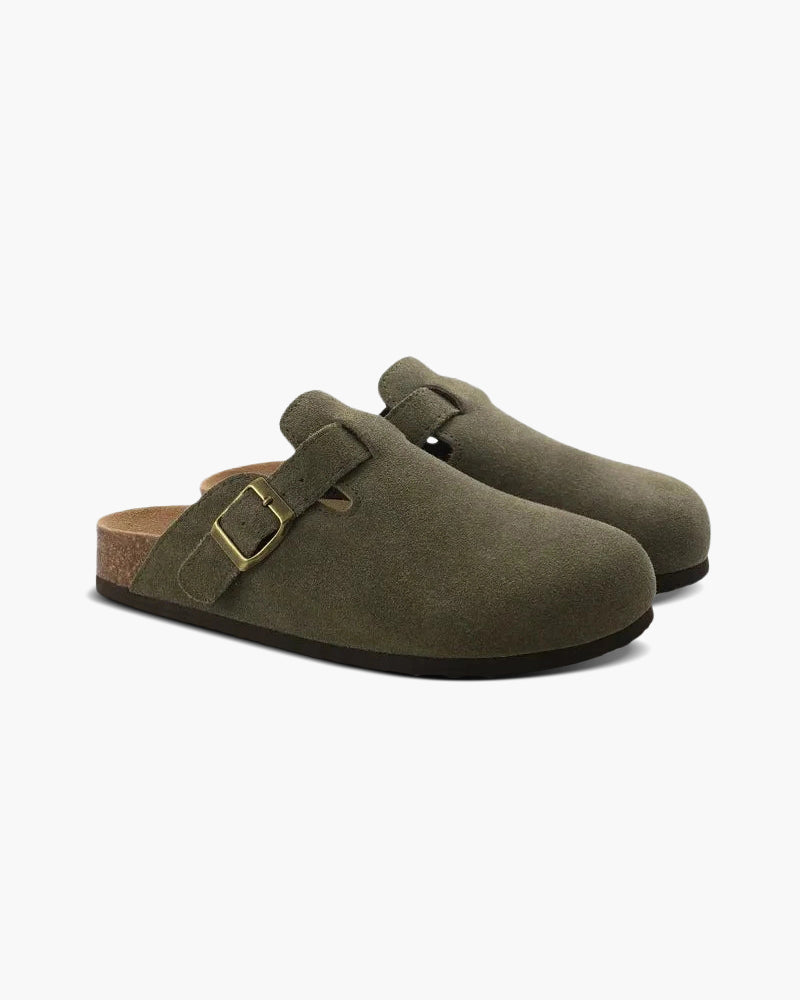 Suede Clogs - Iron & Oak