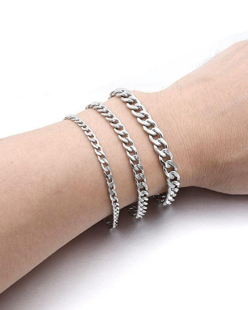 Chained Bracelet - Iron & Oak