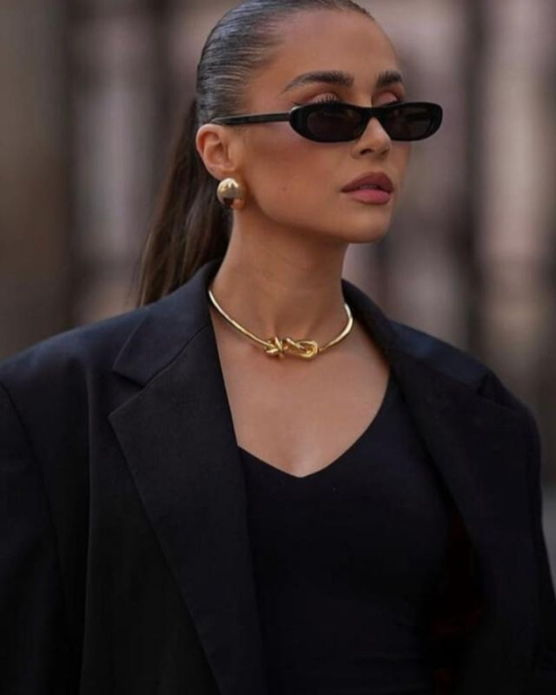 Sylvie Oval Sunglasses - Iron & Oak