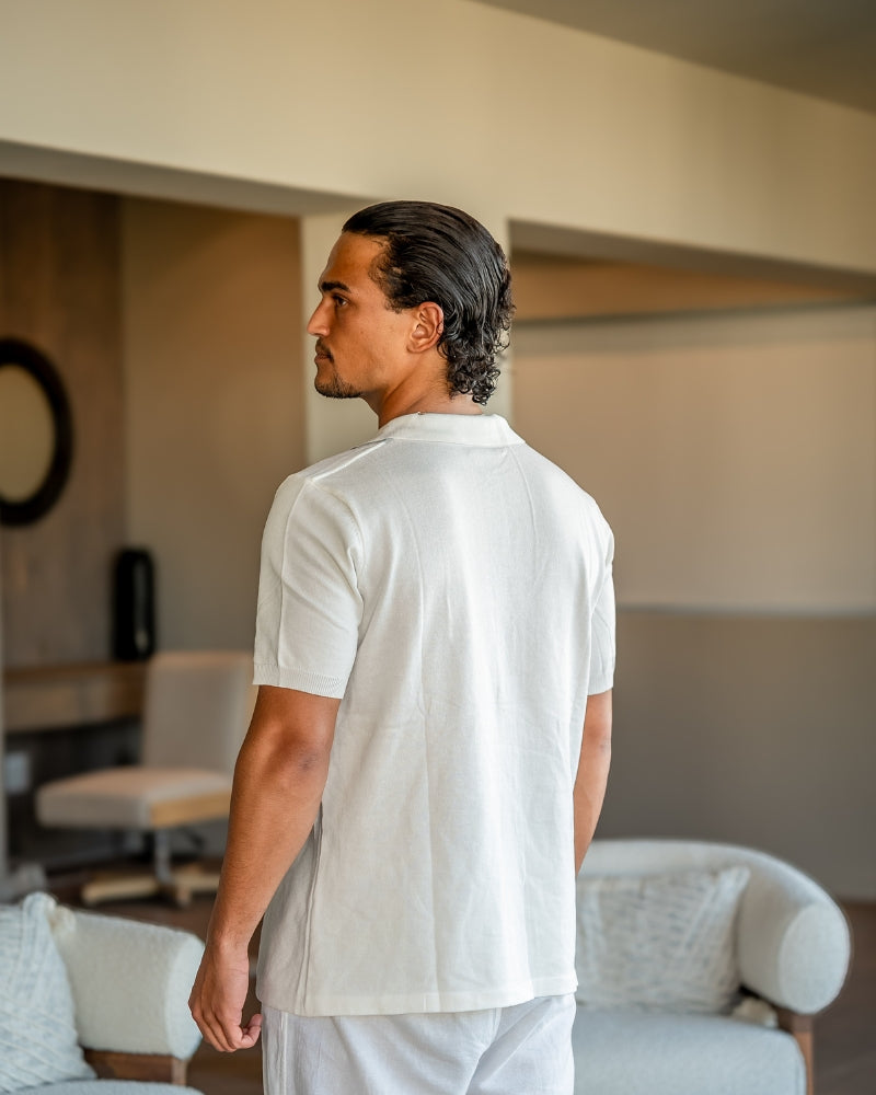 Bradford Polo Knit - Iron & Oak