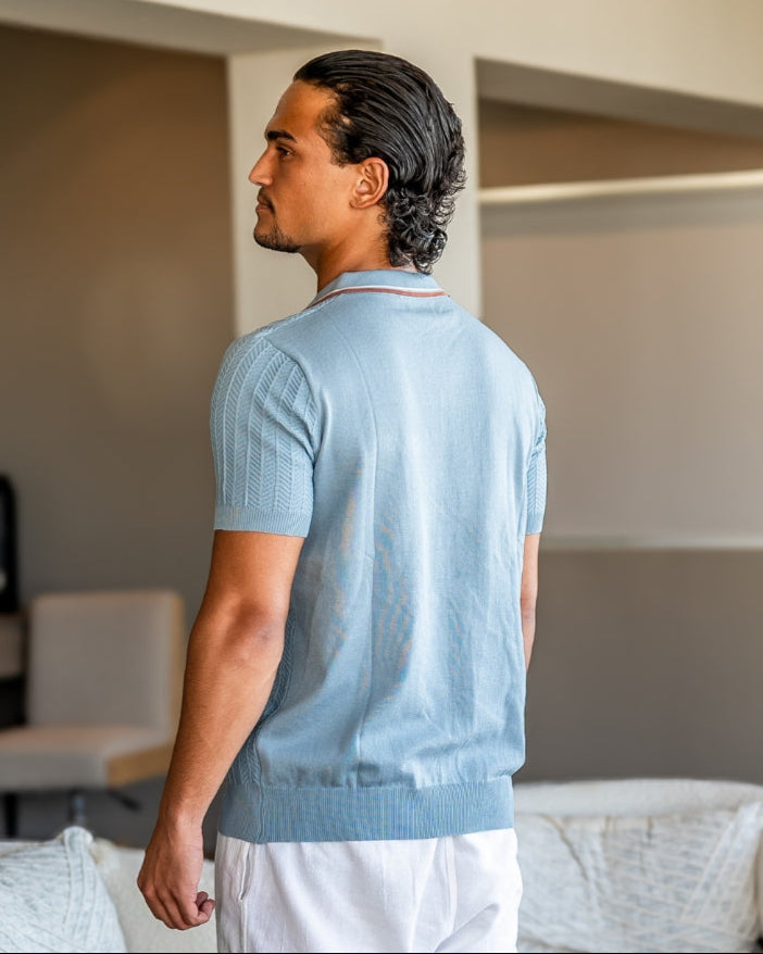 Ashford Knit Polo - Iron & Oak