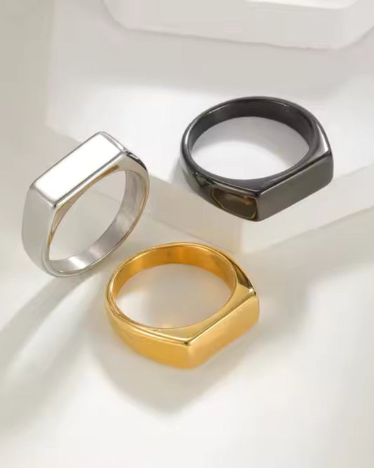 Axis Ring - Iron & Oak