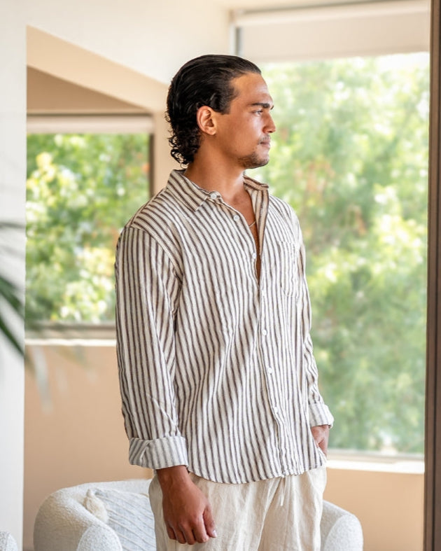 Gentlemen's Striped Shirt - Iron & Oak