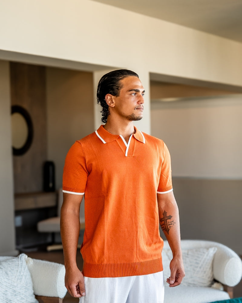 Monaco Edge Polo - Iron & Oak