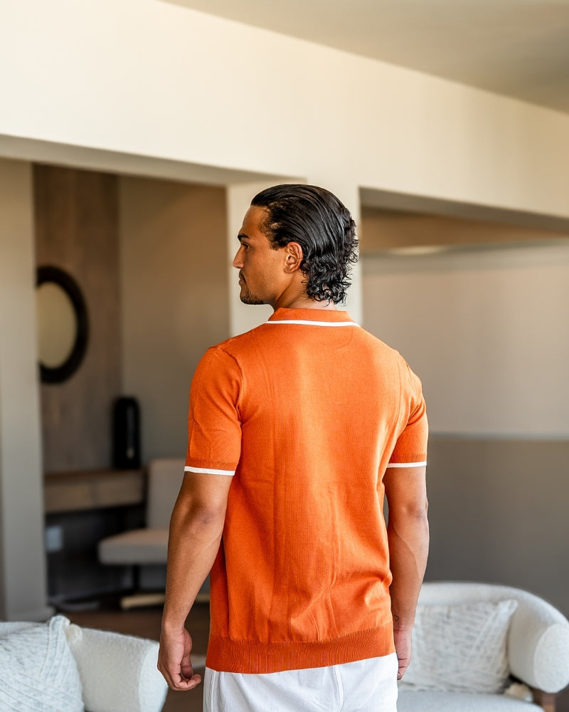 Monaco Edge Polo - Iron & Oak