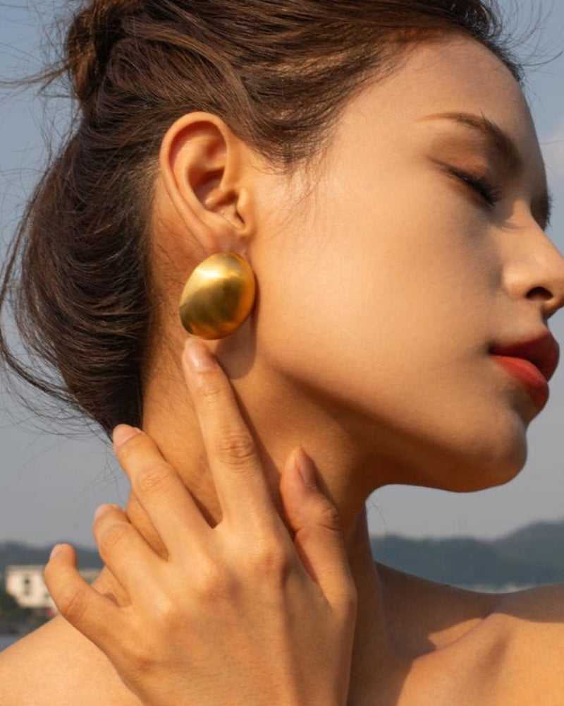 Orova Shield Earrings - Iron & Oak